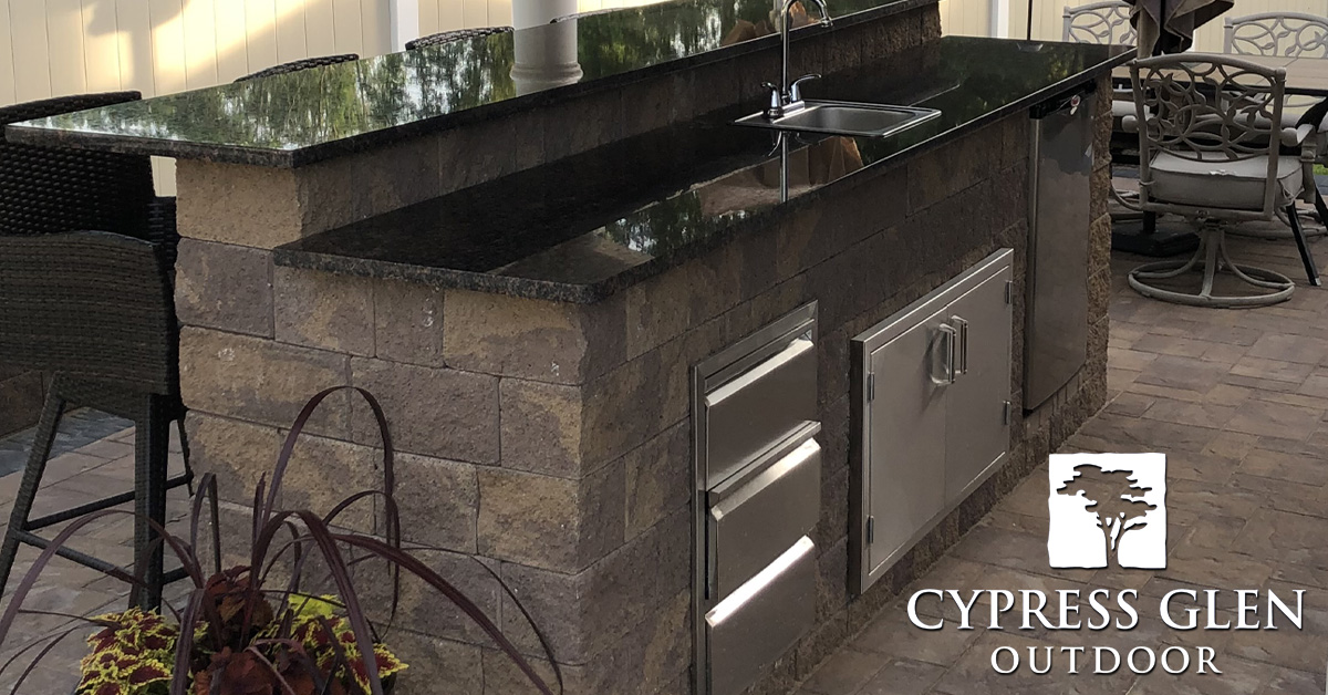 Cypress Glen Outdoor Kitchen 10