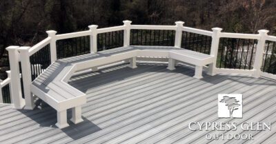 Vinyl Deck Custom Bench